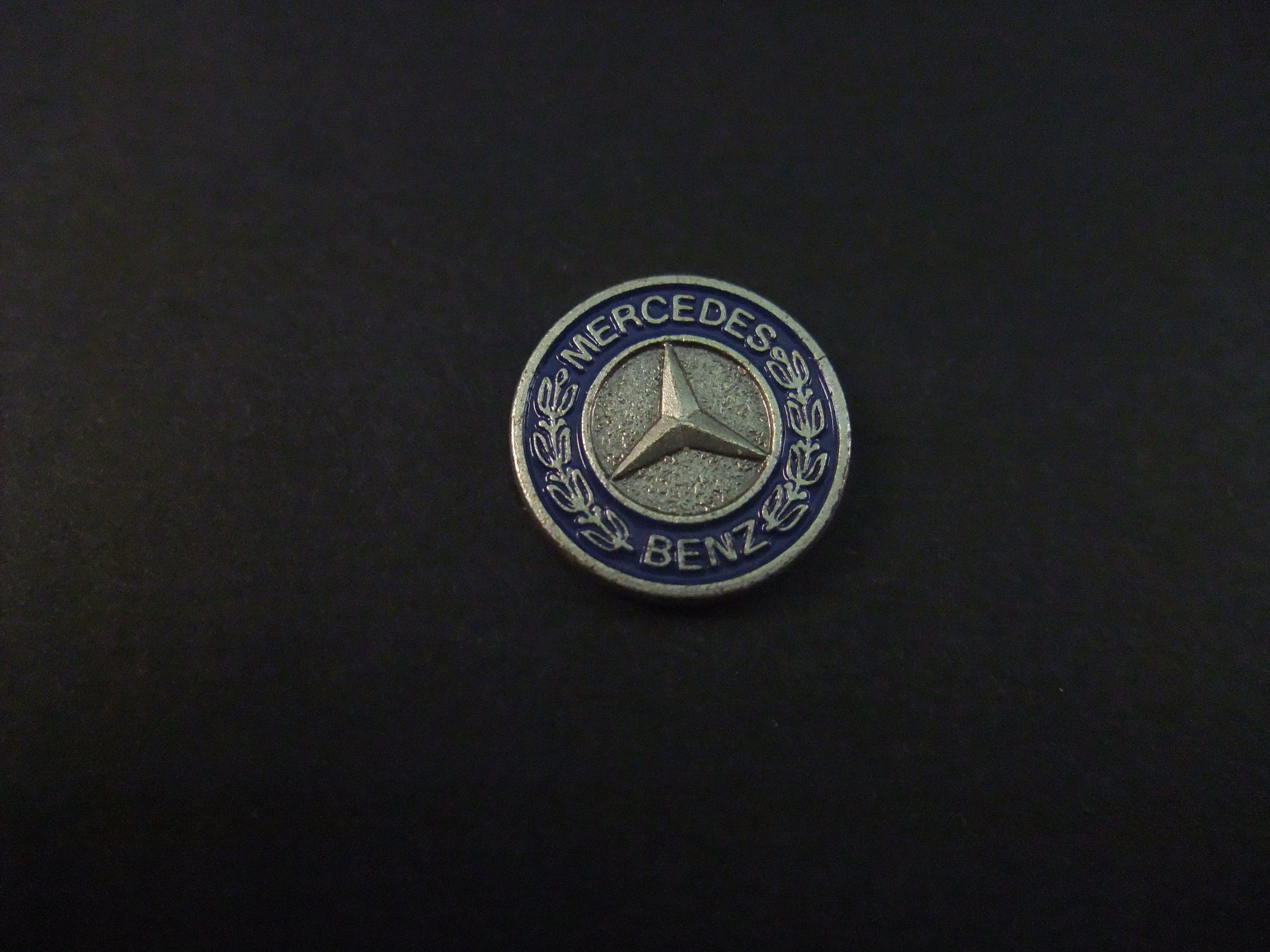 Mercedes-Benz logo ster blauw zilverkleurig